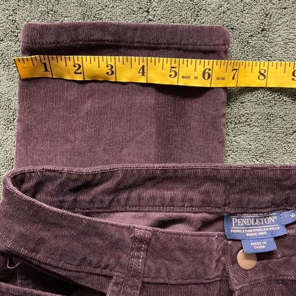 Pendleton Corduroy Brown Pants Tailored Fit - Picture 2 of 10